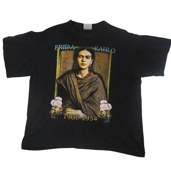 Vintage Frida Kahlo Portrait Graphic T Shirt